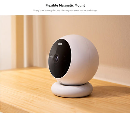 Noorio B200 Security Camera Outdoor Battery (Magnetic Base), HD Wireless System 1080p, Two-Way Talk, Color Night Vision - Icespheric
