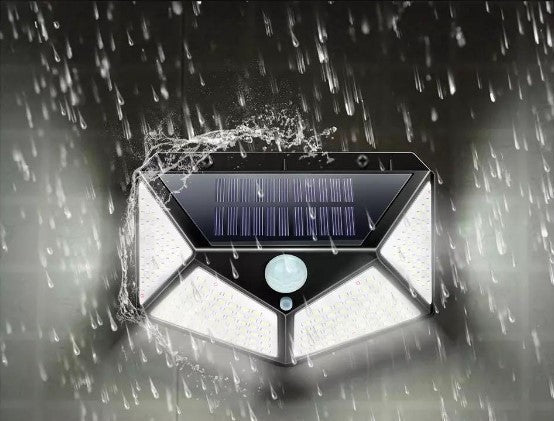 Outdoor Solar Lamp With Motion Detector - Icespheric