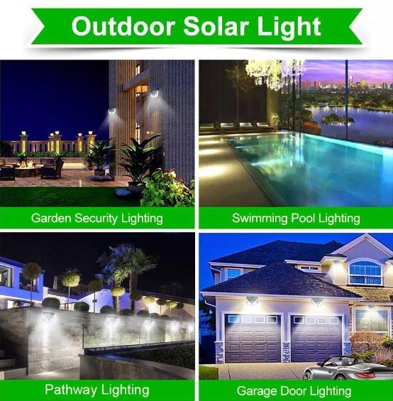Outdoor Solar Lamp With Motion Detector - Icespheric