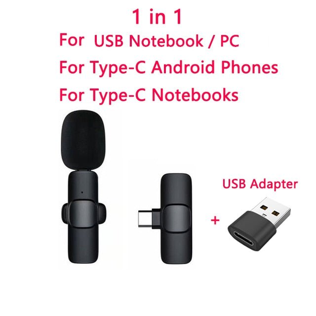 Rechargeable Wireless 360 Degree Microphone