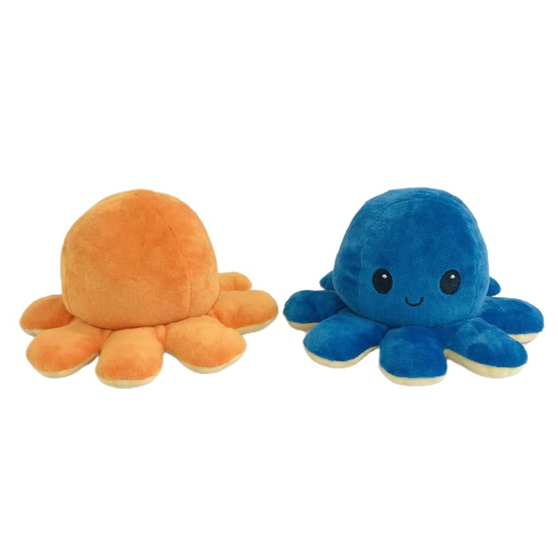 Reversible Flip Octopus Stuffed Plush Toy