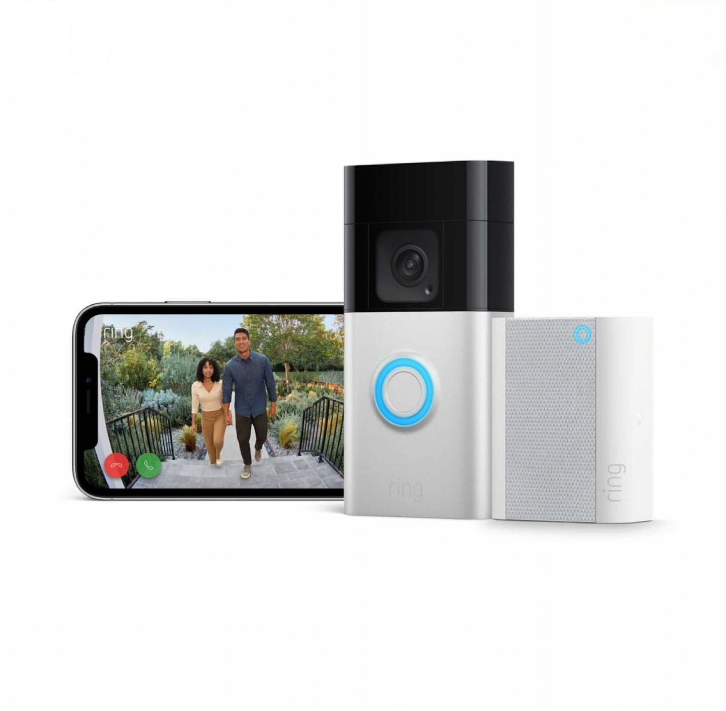 Ring Video Wireless Doorbell Plus 1536p+ With Chime