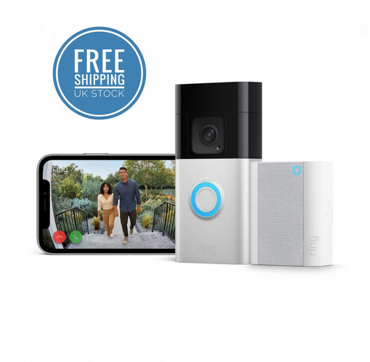 Ring Video Wireless Doorbell Plus Bundle With 2nd Gen Ring Chime - Icespheric