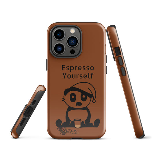 Tough Case for iPhone® - Espresso Yourself - Brown