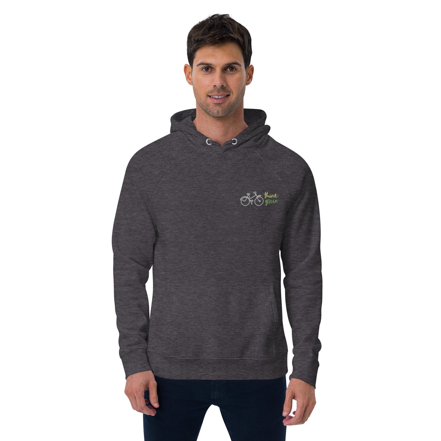 Unisex Eco Raglan Think Green Hoodie