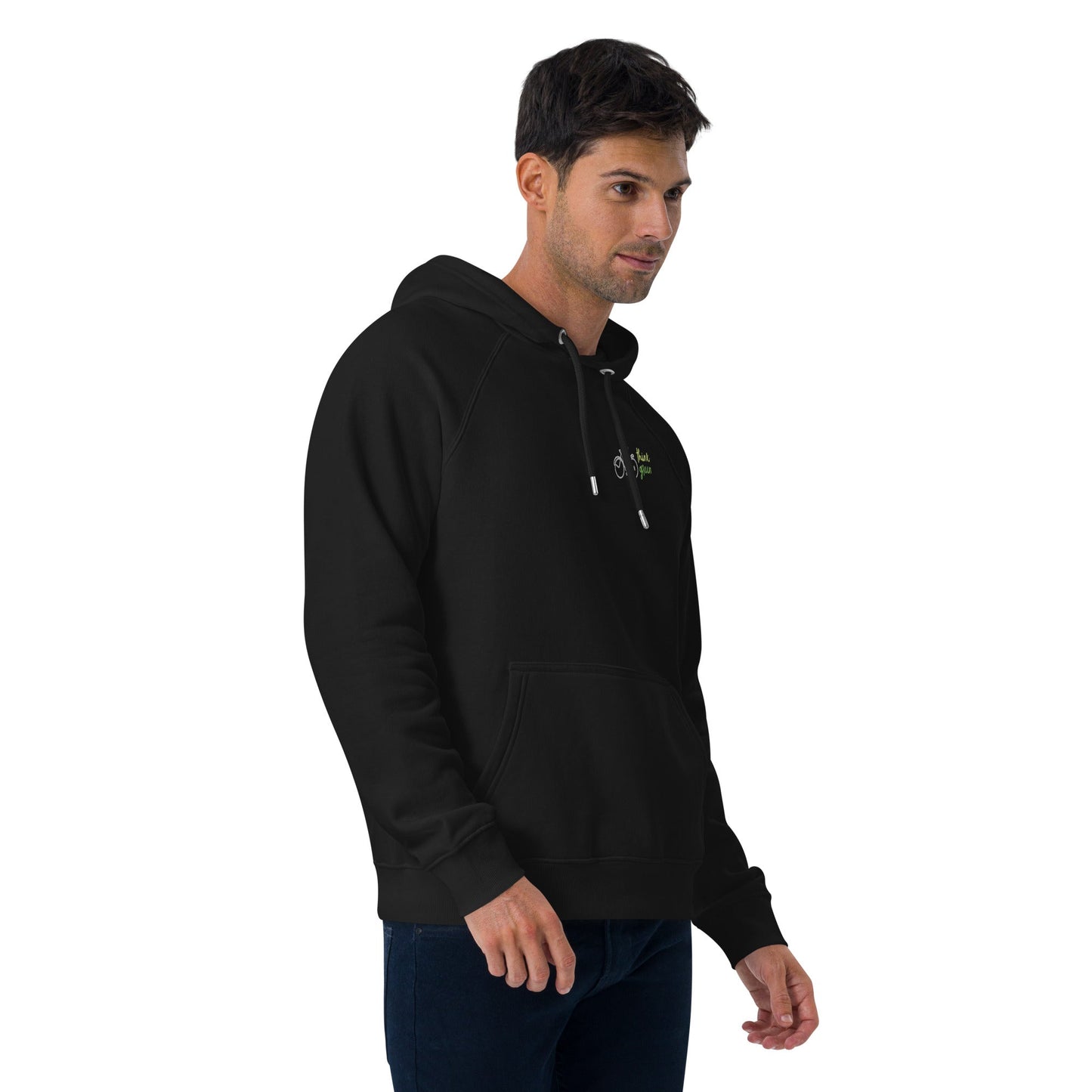 Unisex Eco Raglan Think Green Hoodie