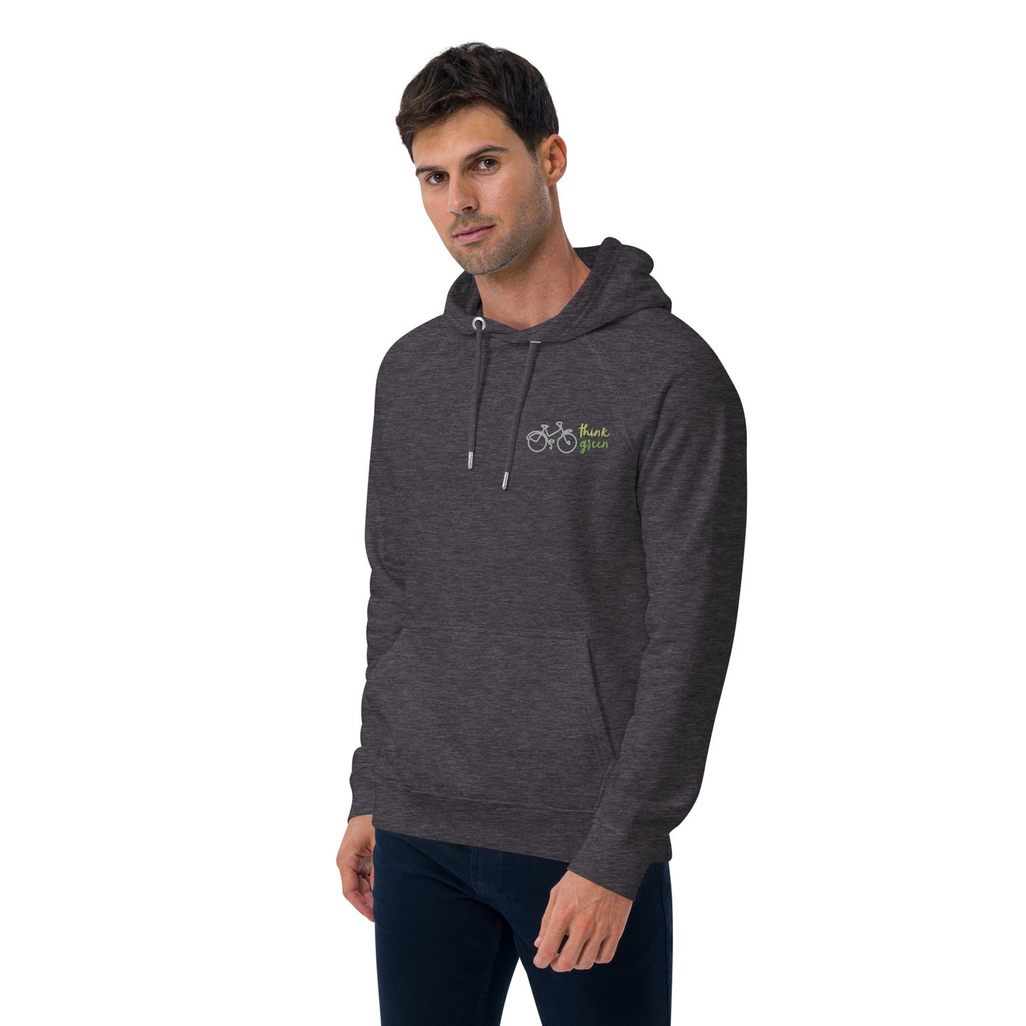 Unisex Eco Raglan Think Green Hoodie