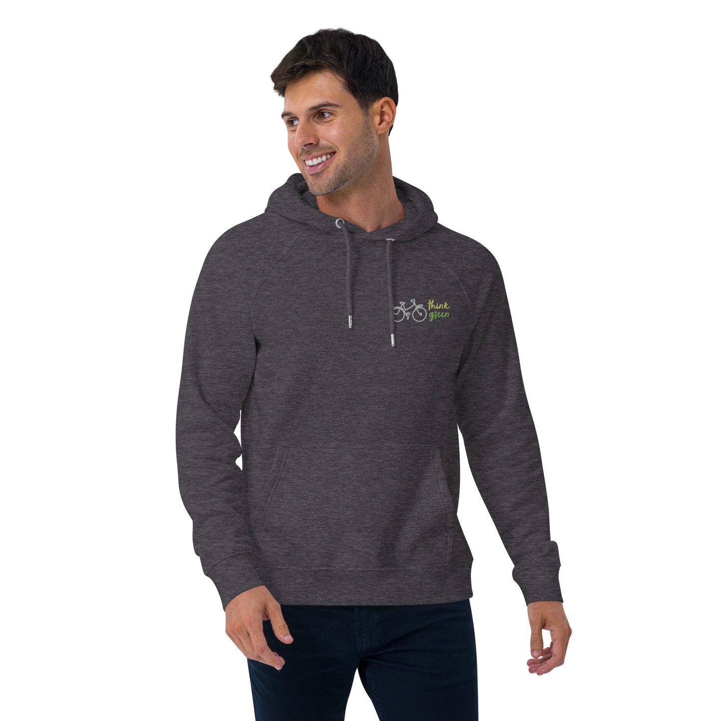Unisex Eco Raglan Think Green Hoodie