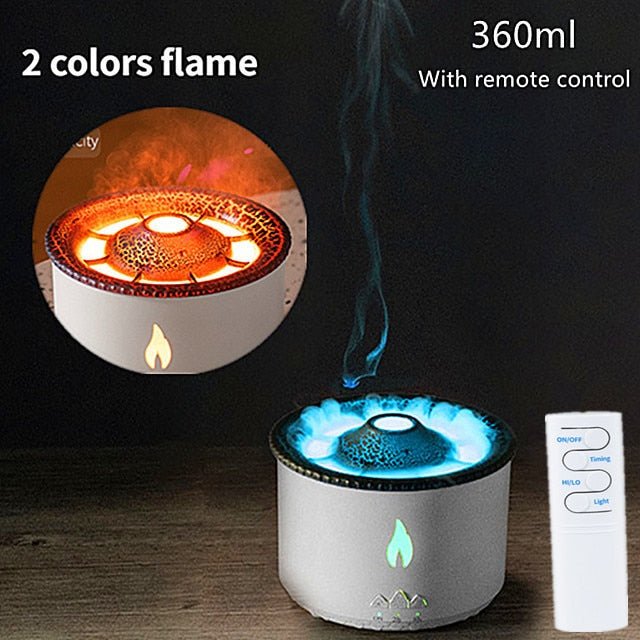 Volcanic Night Light Lamp Fragrance Diffuser Humidifier