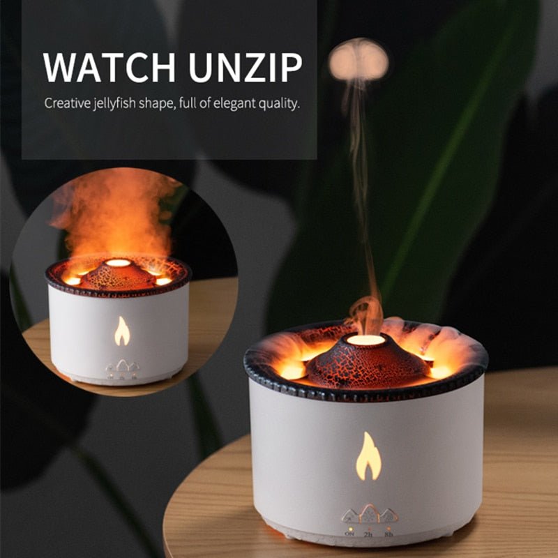 Volcanic Night Light Lamp Fragrance Diffuser Humidifier