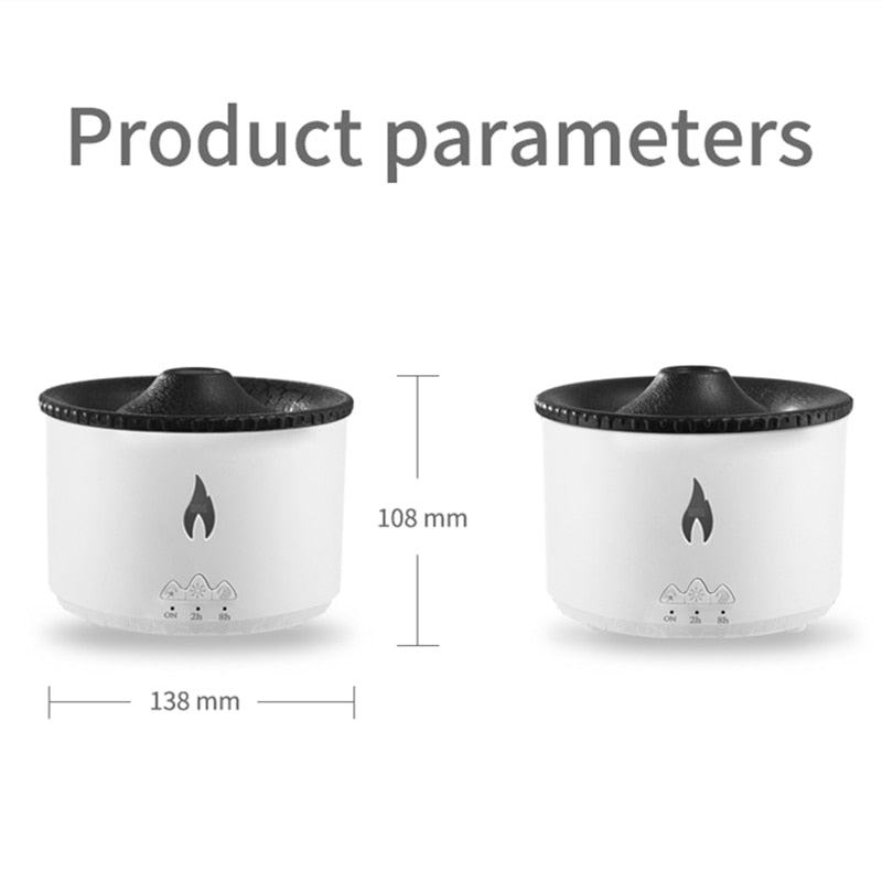 Volcanic Night Light Lamp Fragrance Diffuser Humidifier