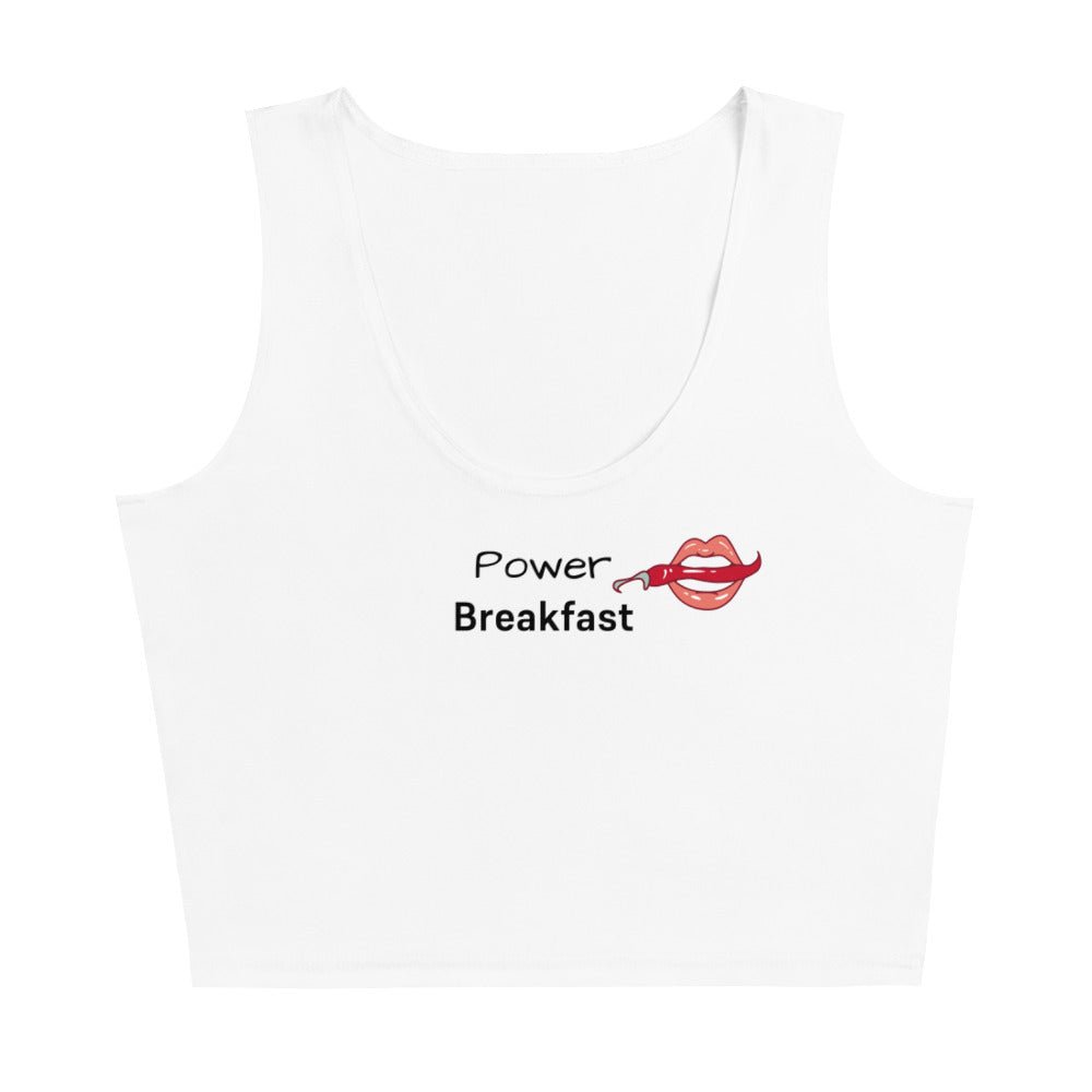 Women's Crop Top - Power Breakfast