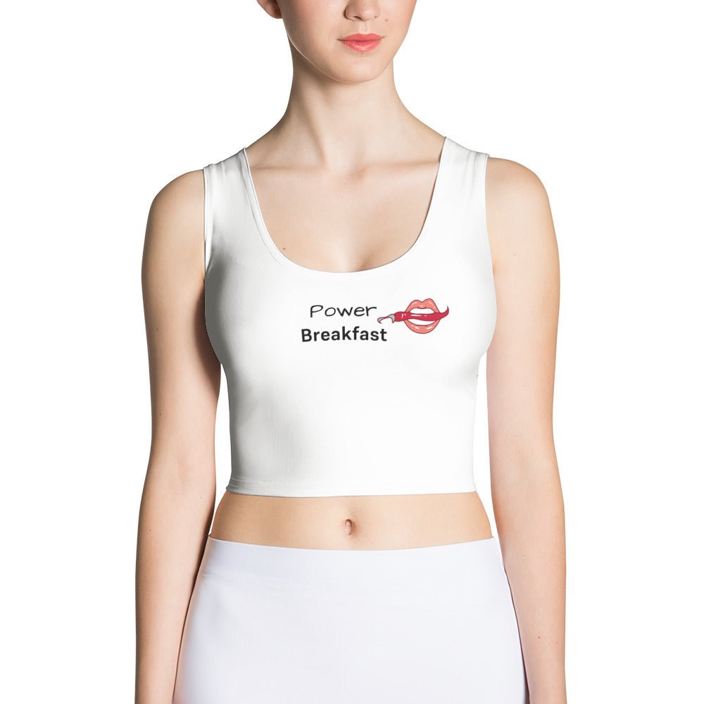 Women's Crop Top - Power Breakfast